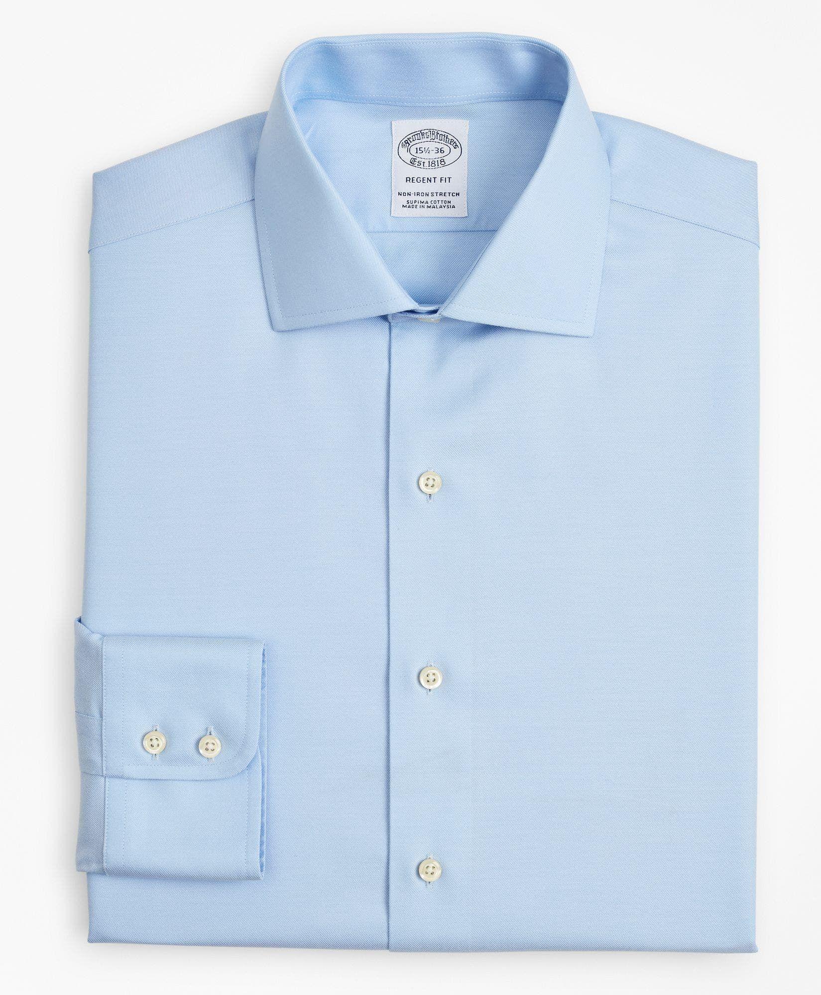 Camisa Cotton Regular Non-Iroon Celeste-1