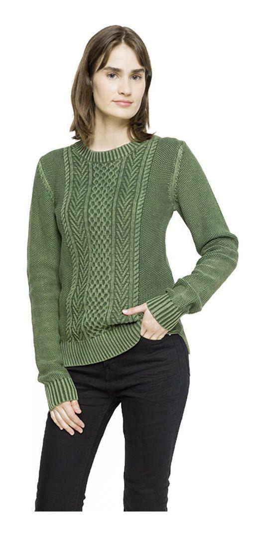 Chaleco Kivül Mujer Arra Washed Verde-0