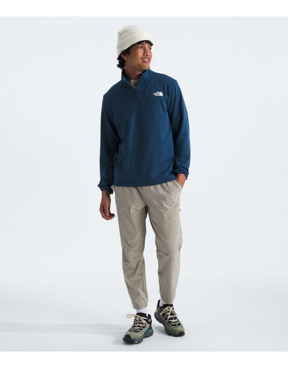 Polar Hombre The North Face Cedar Trail Grid 1/4 Zip Azul-7
