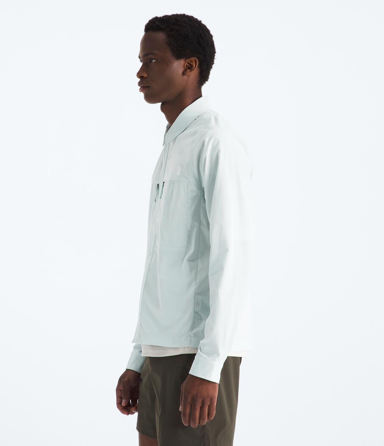 Polera Trail Lightrange Ls Shirt Hombre Blanco-2