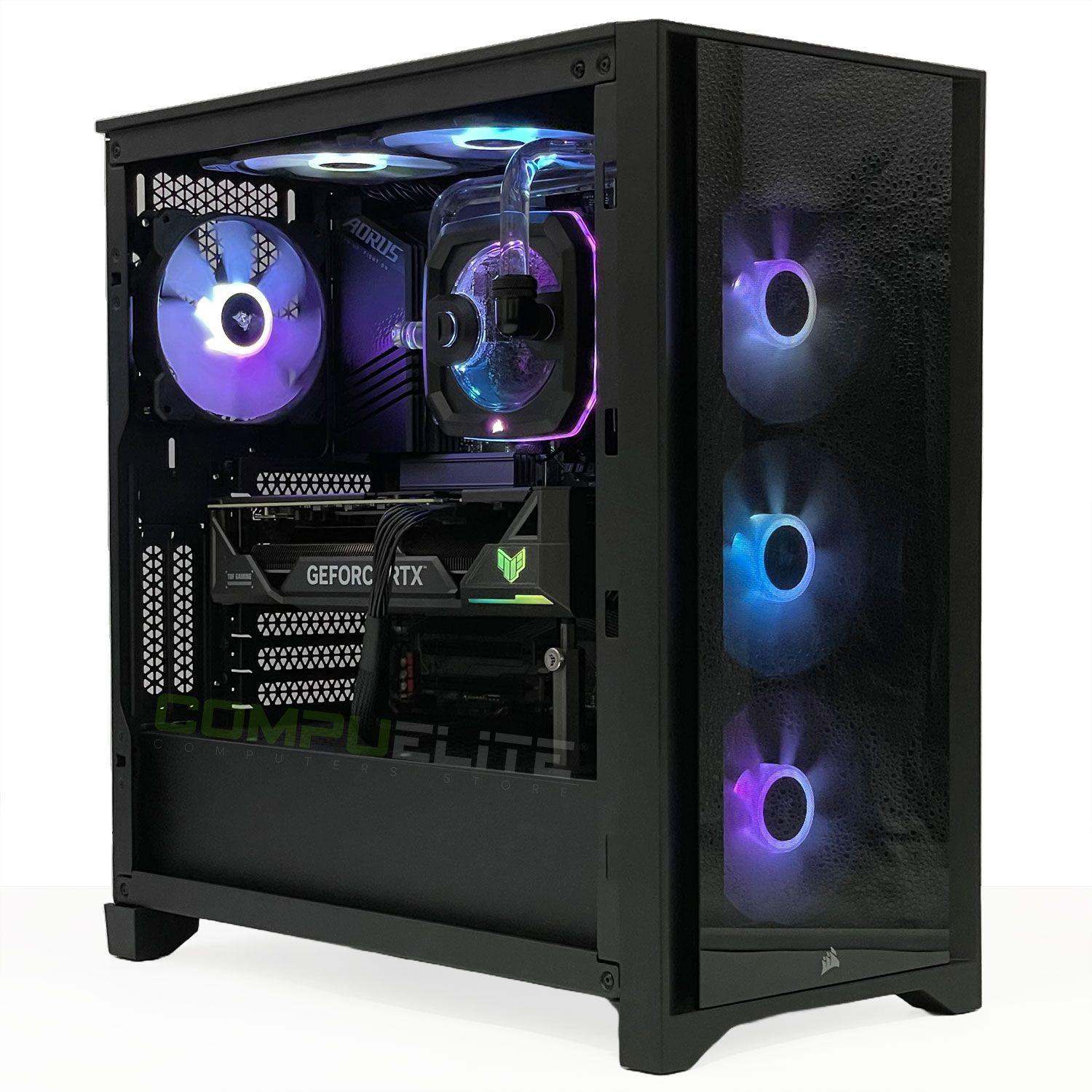 PC ELITE Intel i9 14900KF 24-Core + Custom Cooling + 128GB DDR5 + RTX 5090 32G | PCE265-1
