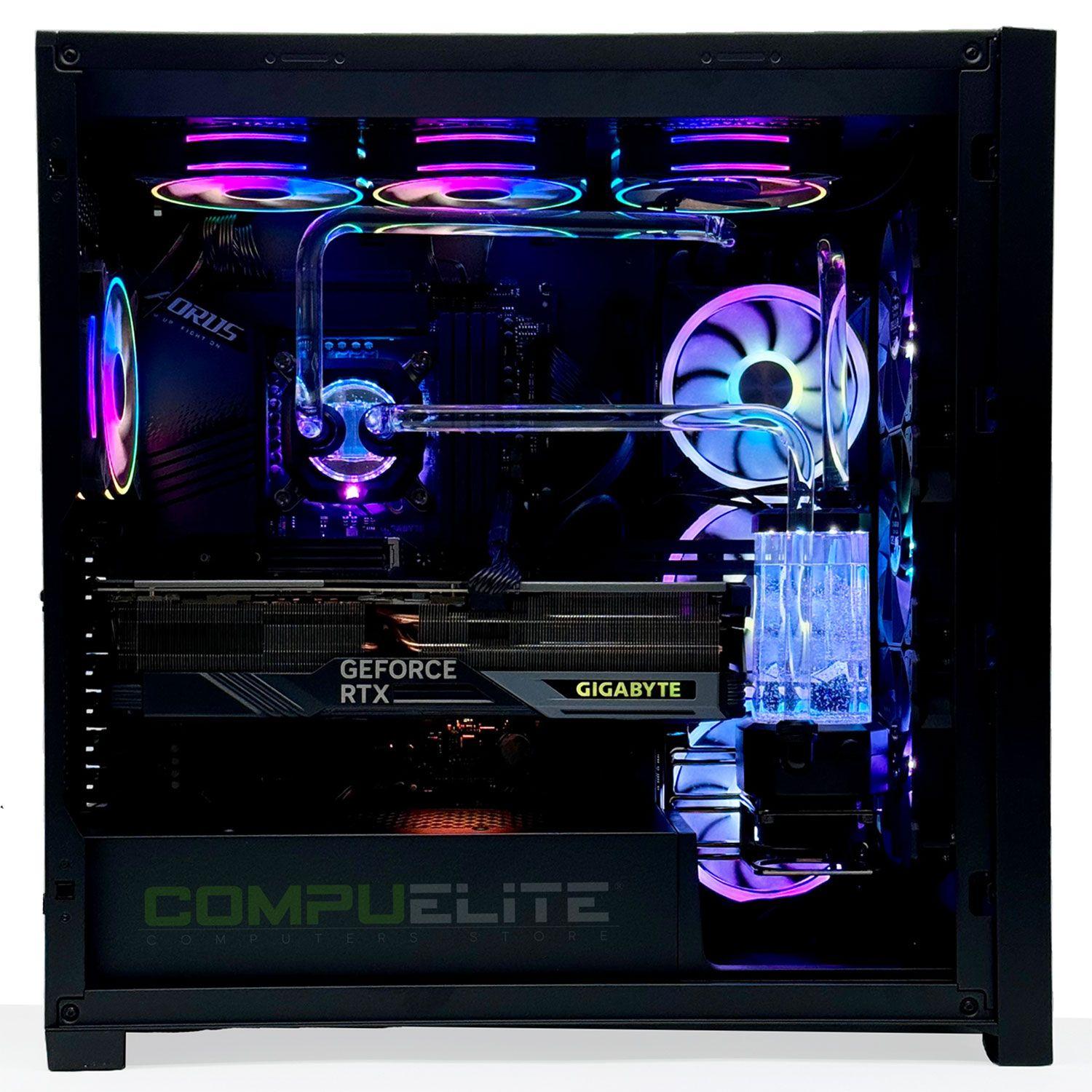 PC ELITE Intel i9 14900KF 24-Core + Custom Cooling + 128GB DDR5 + RTX 4090 24GB | PCE250-0