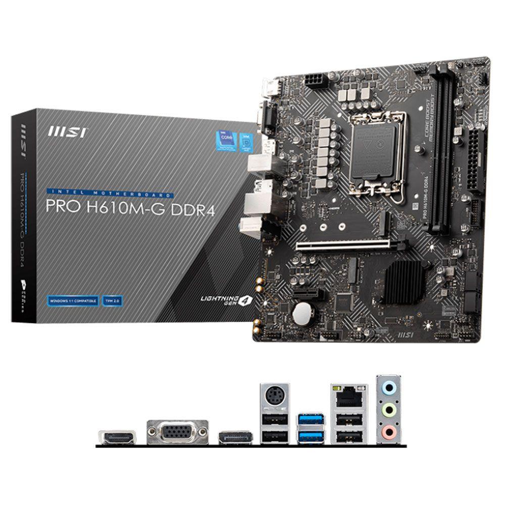 Pc Armado Intel I5 12400 6-core + H610 + Ram 16gb + Ssd | PCH143-3