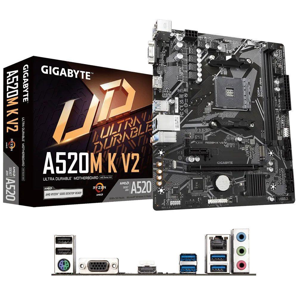 PC Armado Amd Ryzen 5 5600GT 6-Core + RADEON + A520 WIFI + 16GB DDR4 + SSD 500GB | PCH149-3