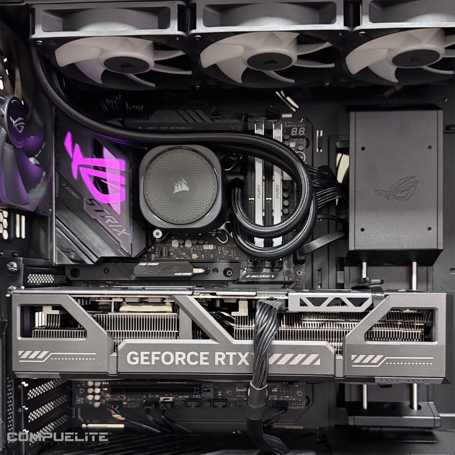 PC ELITE PBA Intel i9 14900KF 24-Core + 96GB + RTX 5090 32GB | PCE455-5