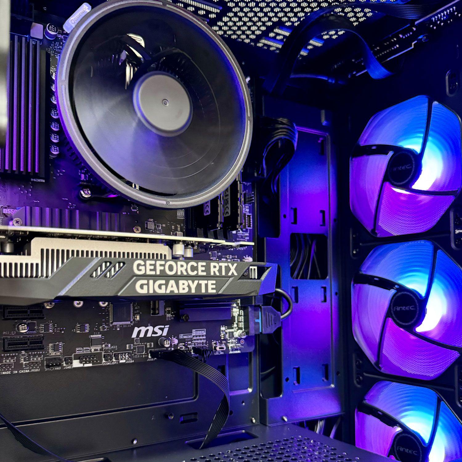 PC Gamer Intel i5 12400F 6-Core + H610 WIFI + 16GB DDR5 + RTX 3060 12GB | PCB200-4
