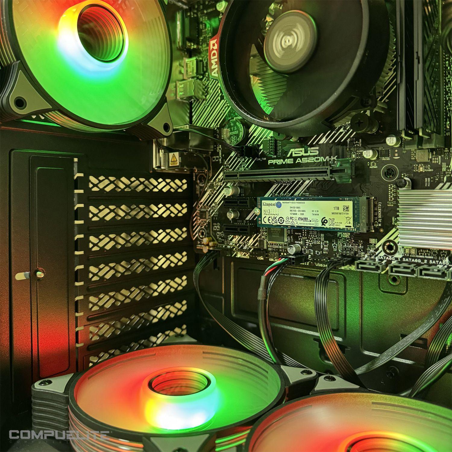 Pc Armado Amd Ryzen 5 5600g 6-core Radeon + Ram 16gb + Ssd | PCB154-4