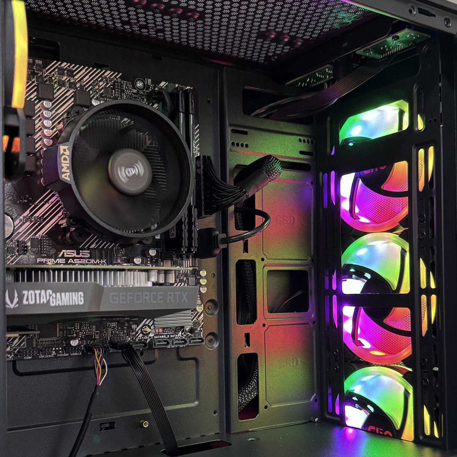 PC Gamer Amd Ryzen 5 5600X 6-Core + A520 WIFI + 16GB DDR4 + RTX 4060 TI 8GB | PCB269-4