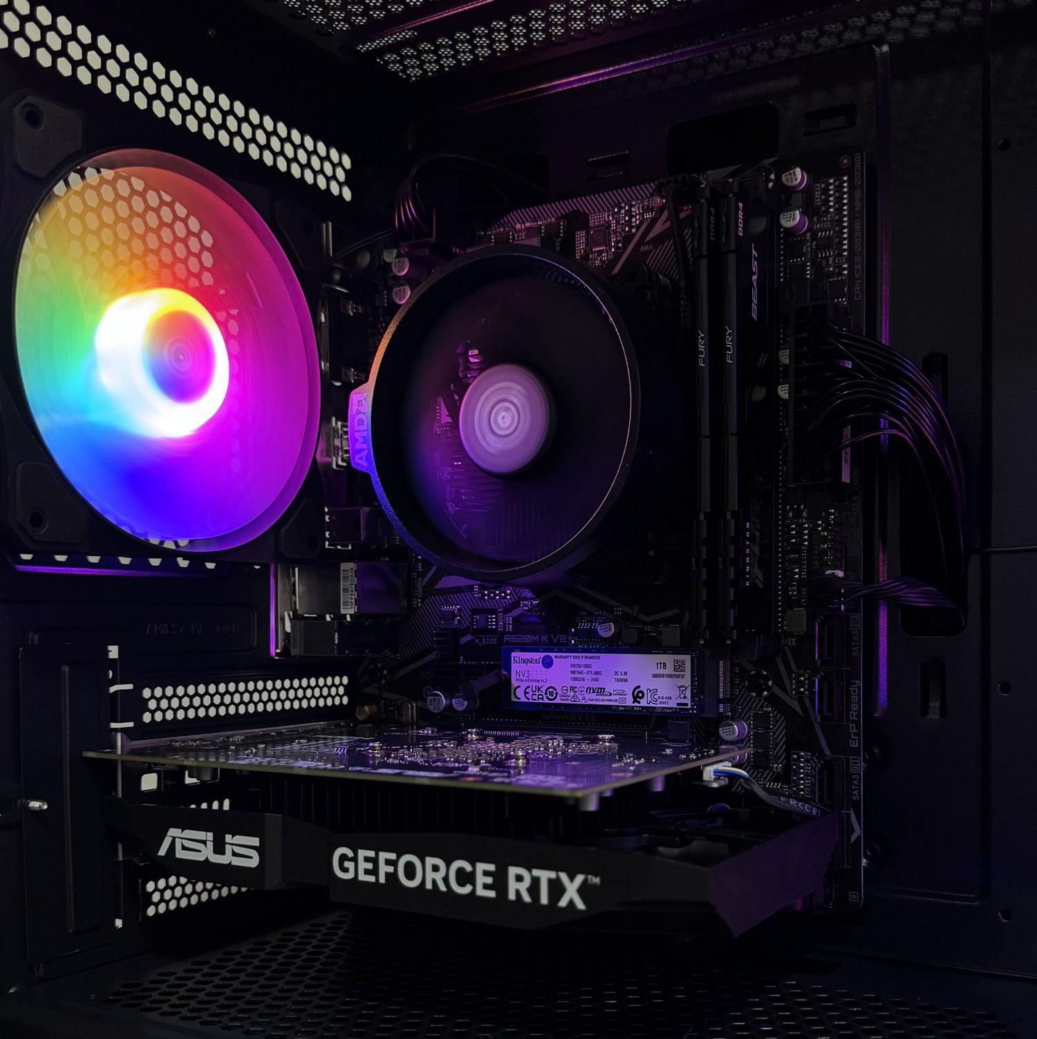 PC Gamer Amd Ryzen 5 5600X 6-Core + 16GB DDR4 + RTX 4060 8GB-5