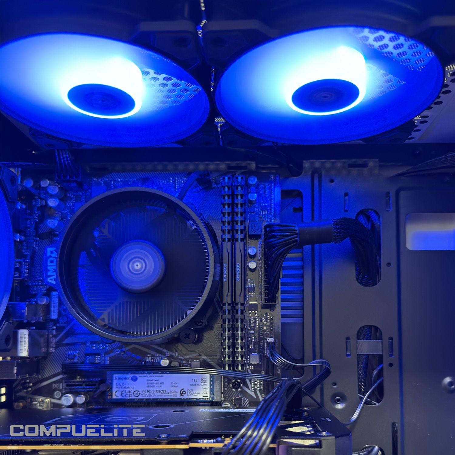 PC Gamer Intel i5 12400F 6-Core + H610 WIFI + 16GB DDR5 + SSD 1TB + RTX 4060 8GB | PCB250-5