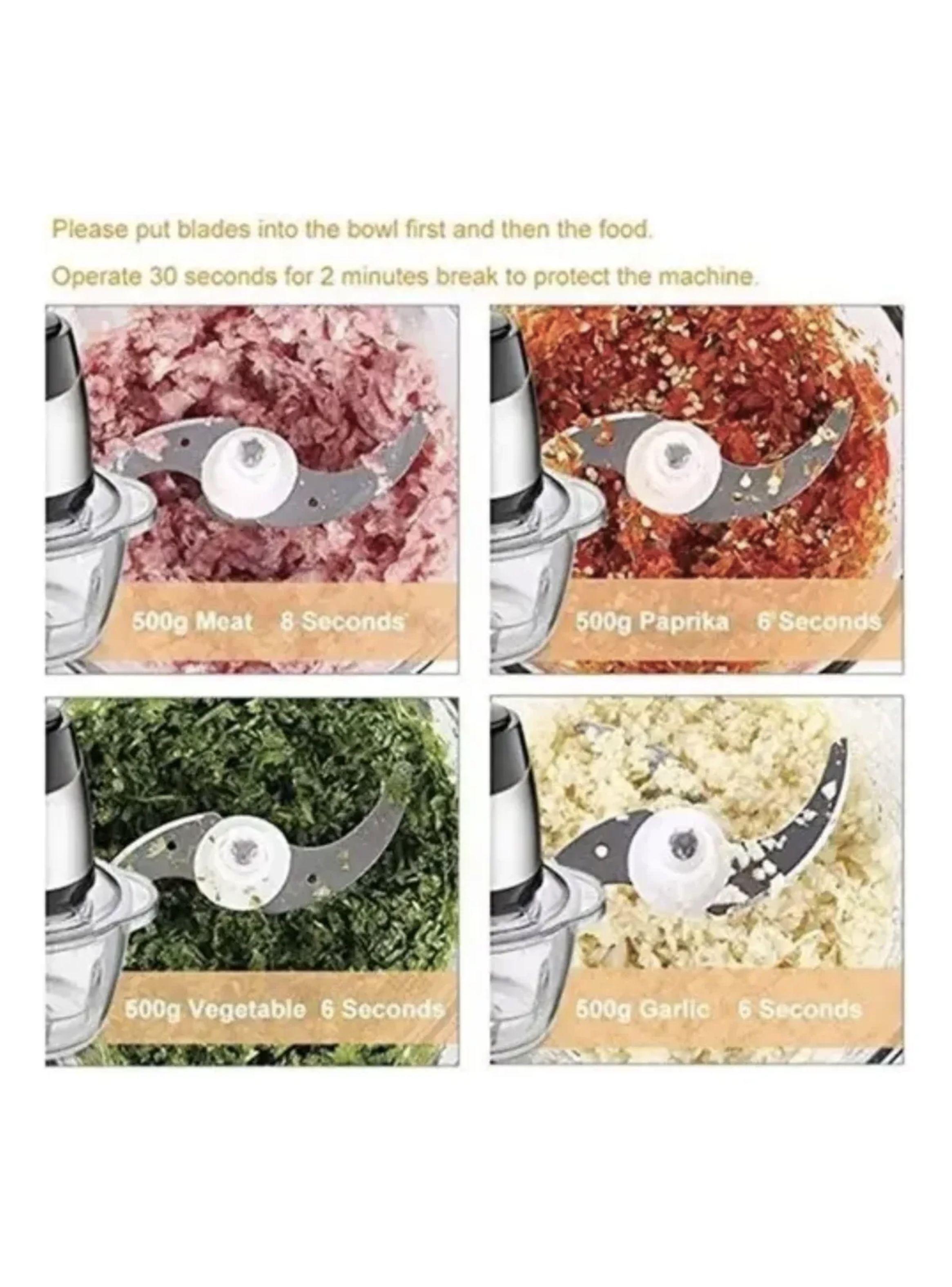 Procesador De Alimentos 2Lt RAF R7018 Picadora Alimentos Picadora Cebolla-4