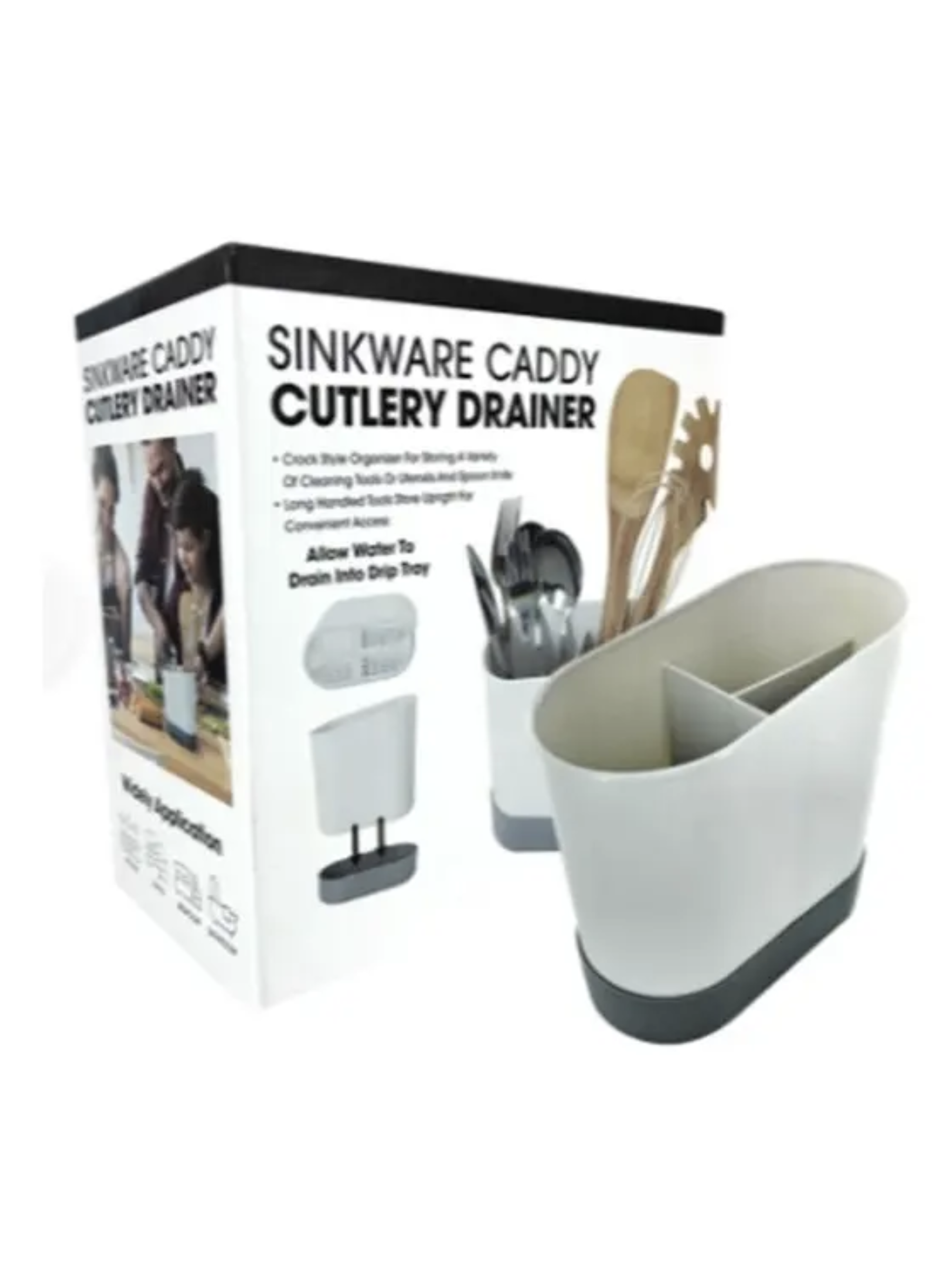 Organizador Escurridor De Cubiertos Para Cocina Multiuso-3