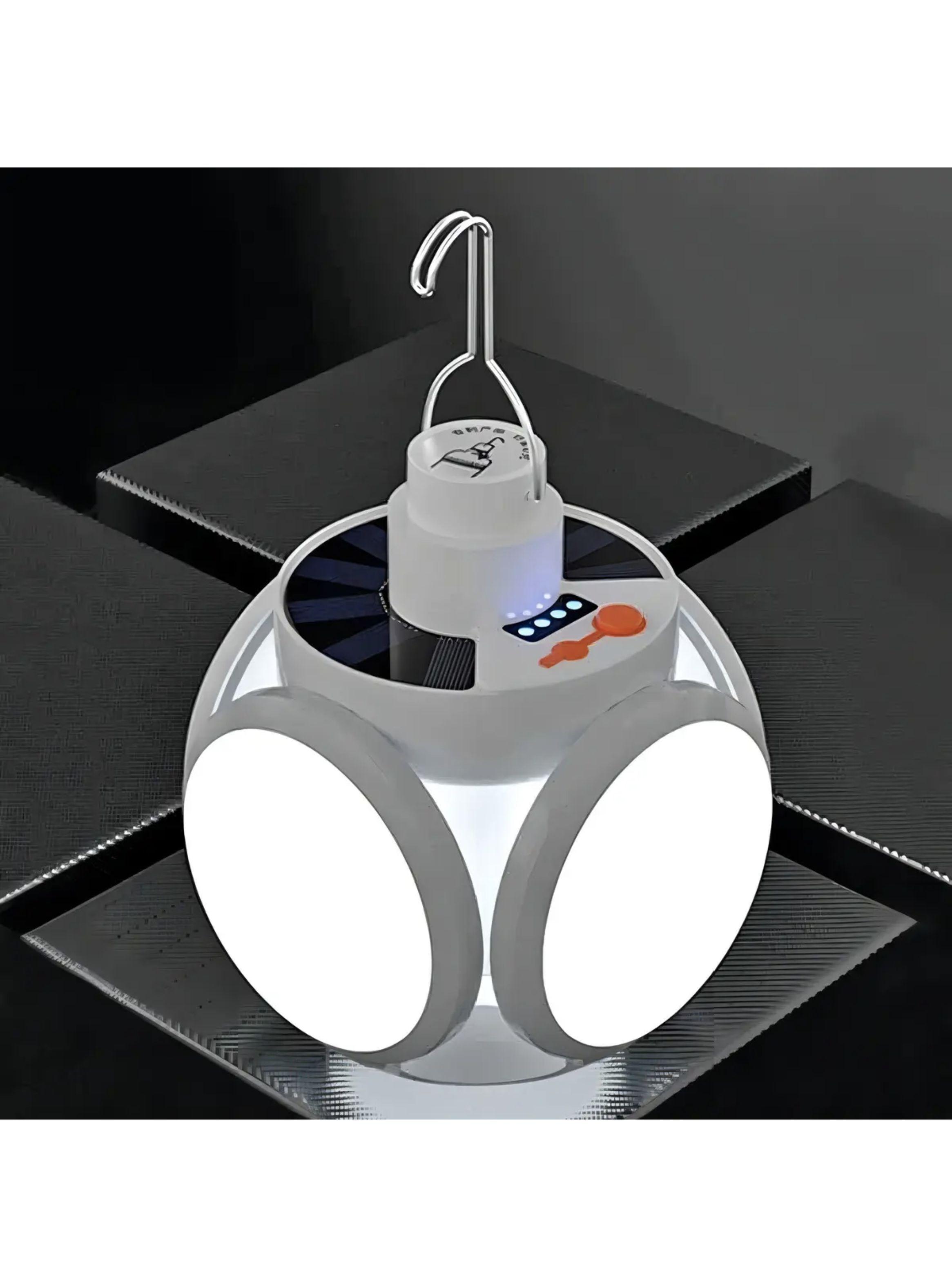 Lampara Solar Recargable Camping Lampara de Emergencia-1