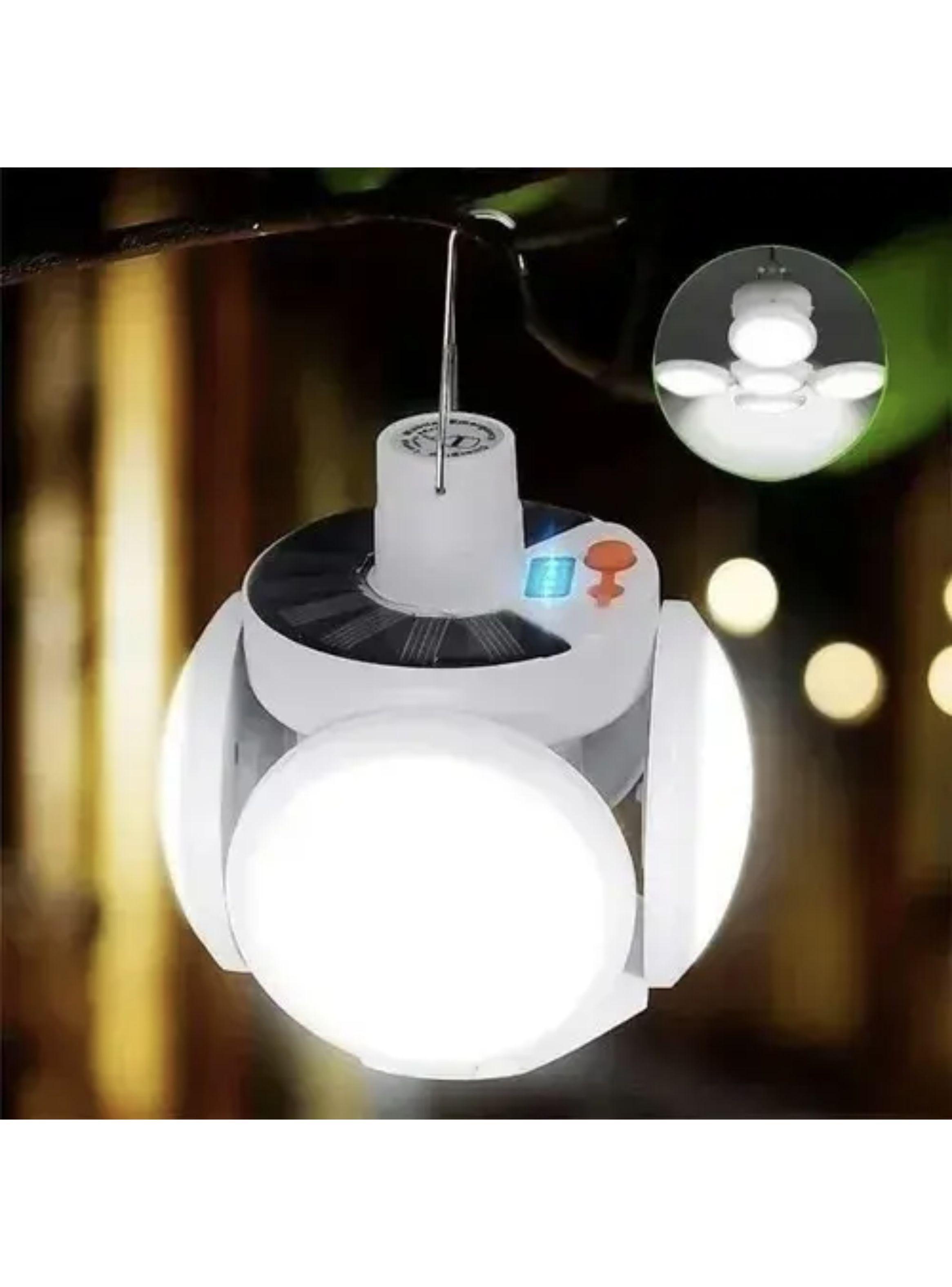 Lampara Solar Recargable Camping Lampara de Emergencia-3