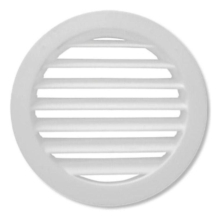 Celosía Ventilación Pvc Circular 10x10cm Blanco 50un Dvp-0