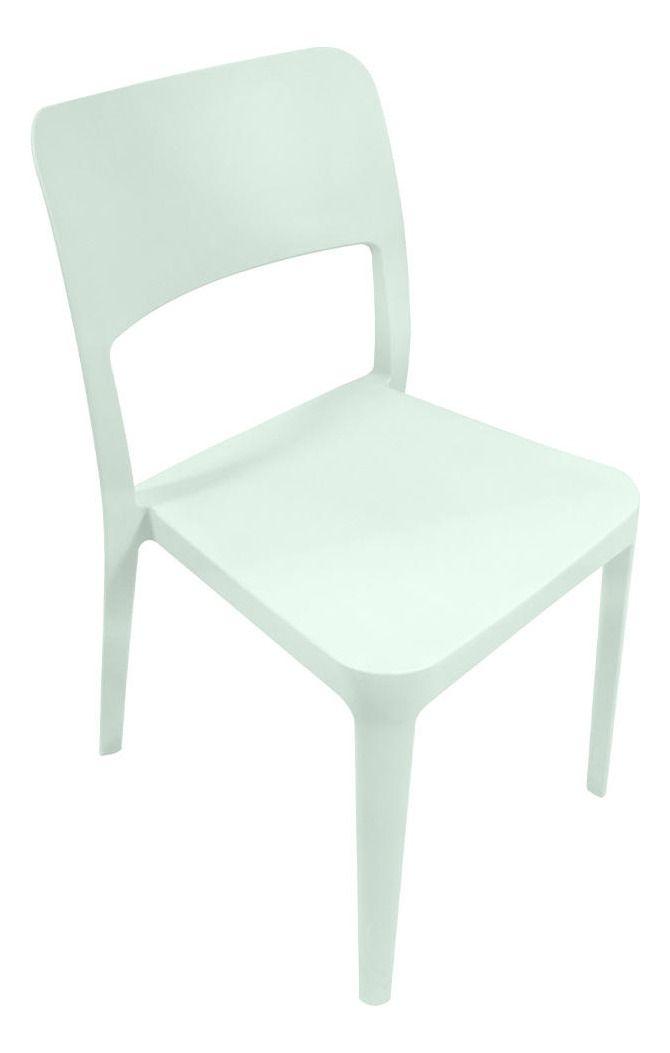 Silla Plástica Minimal Menta Dvp-4