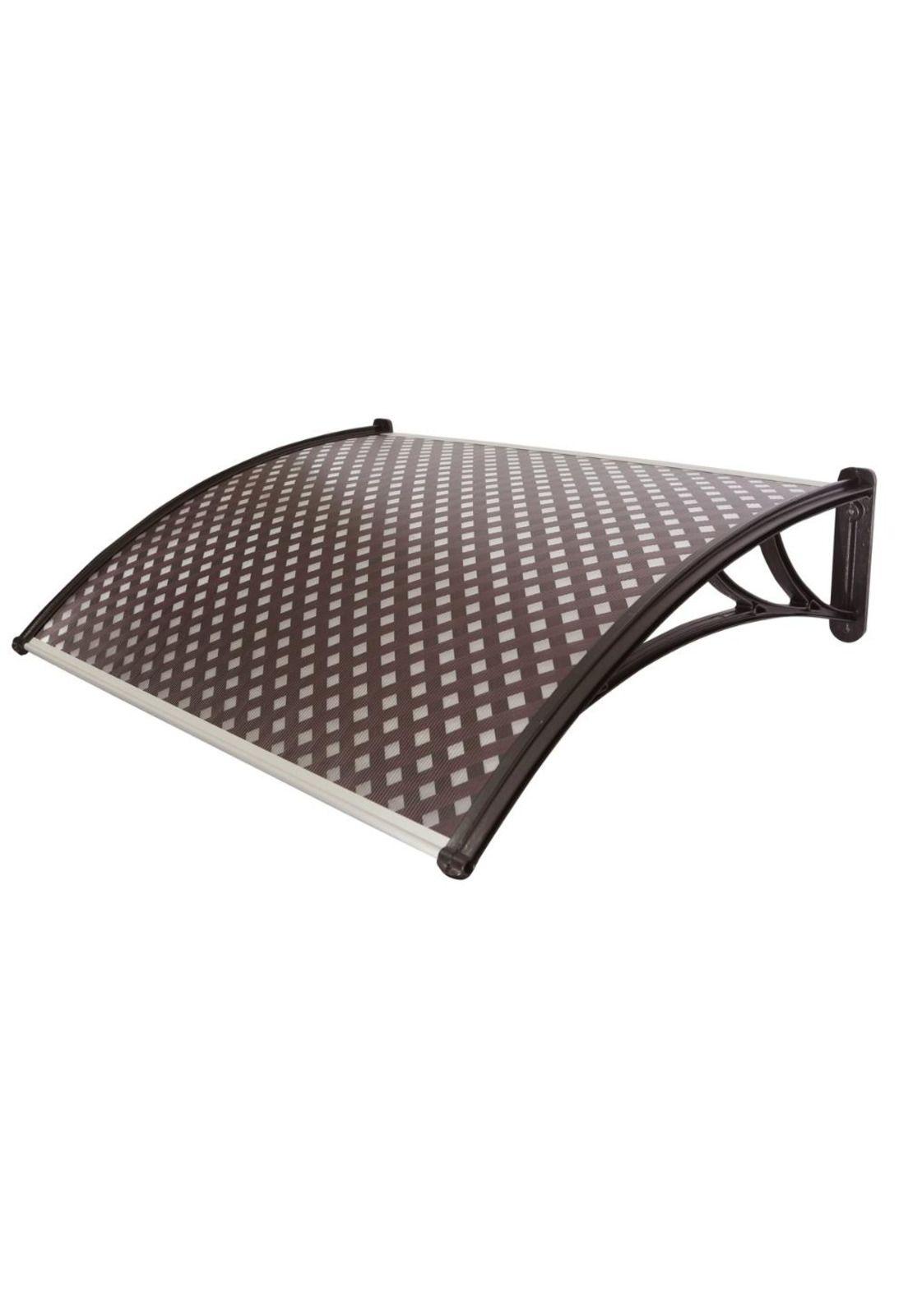 ALERO POLICARBONATO CURVO CAFÉ TREILLAGE DE 1,0x1,2 MTS-0