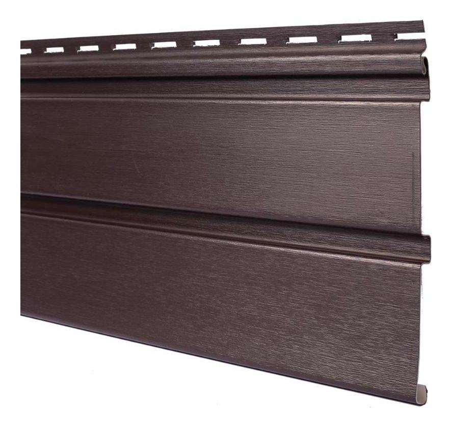 Siding Pvc Mediterraneo 0,2x3mts Antracita 18un Dvp-0