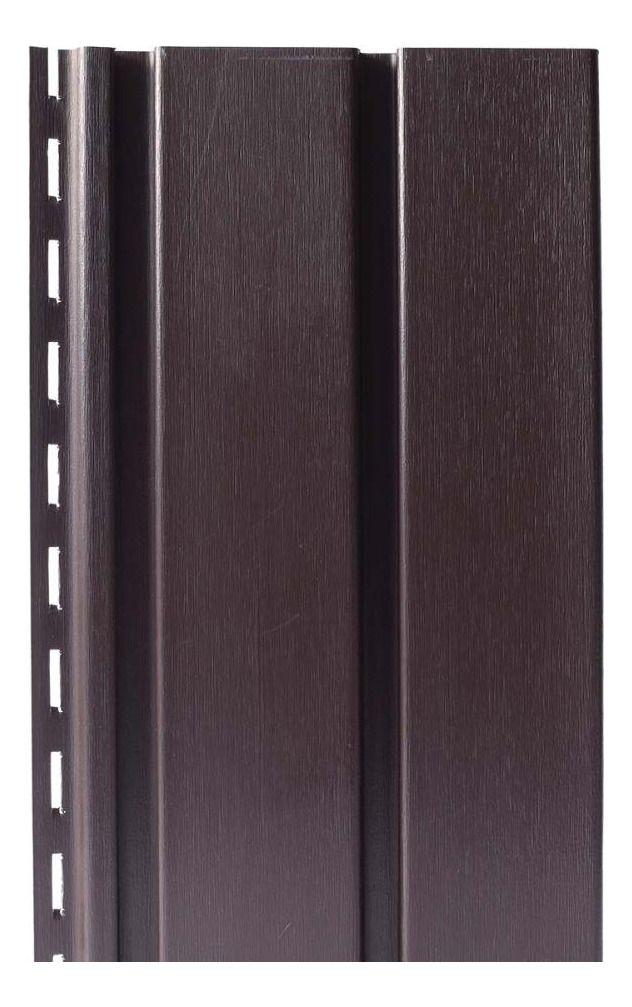 Siding Pvc Mediterraneo 0,2x3mts Antracita 18un Dvp-1