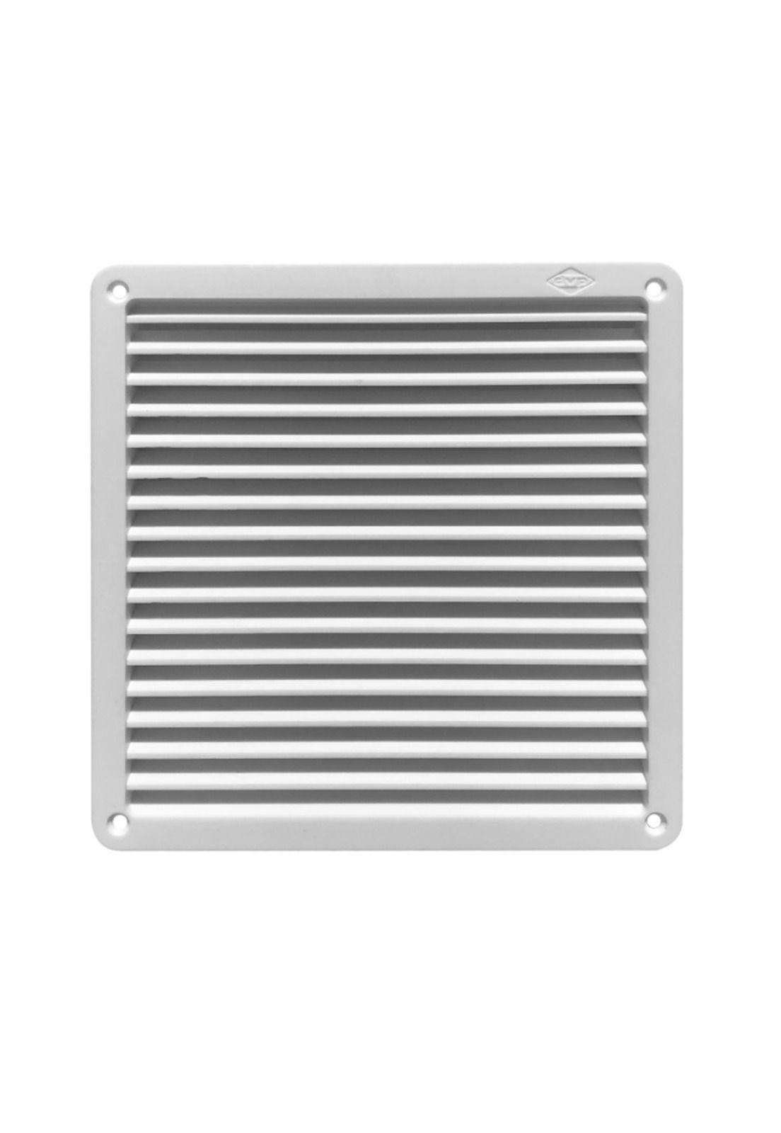 Celosía Ventilación Pvc C/pestaña 17x17cm Blanco 1un Dvp-1