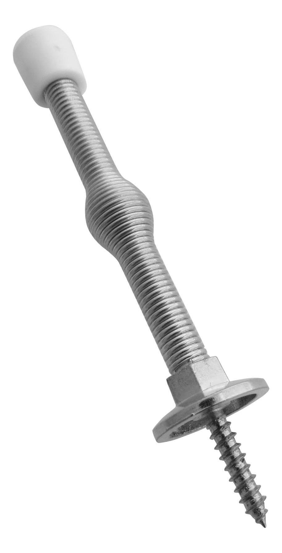 Tope De Puerta Recto Flex 7,5cm Metálico Aluminio 25 Un Dvp-0