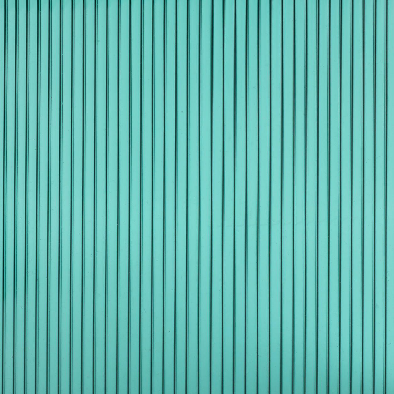 Policarbonato Alveolar 2,1x11,6x6mm Verde Dvp-1