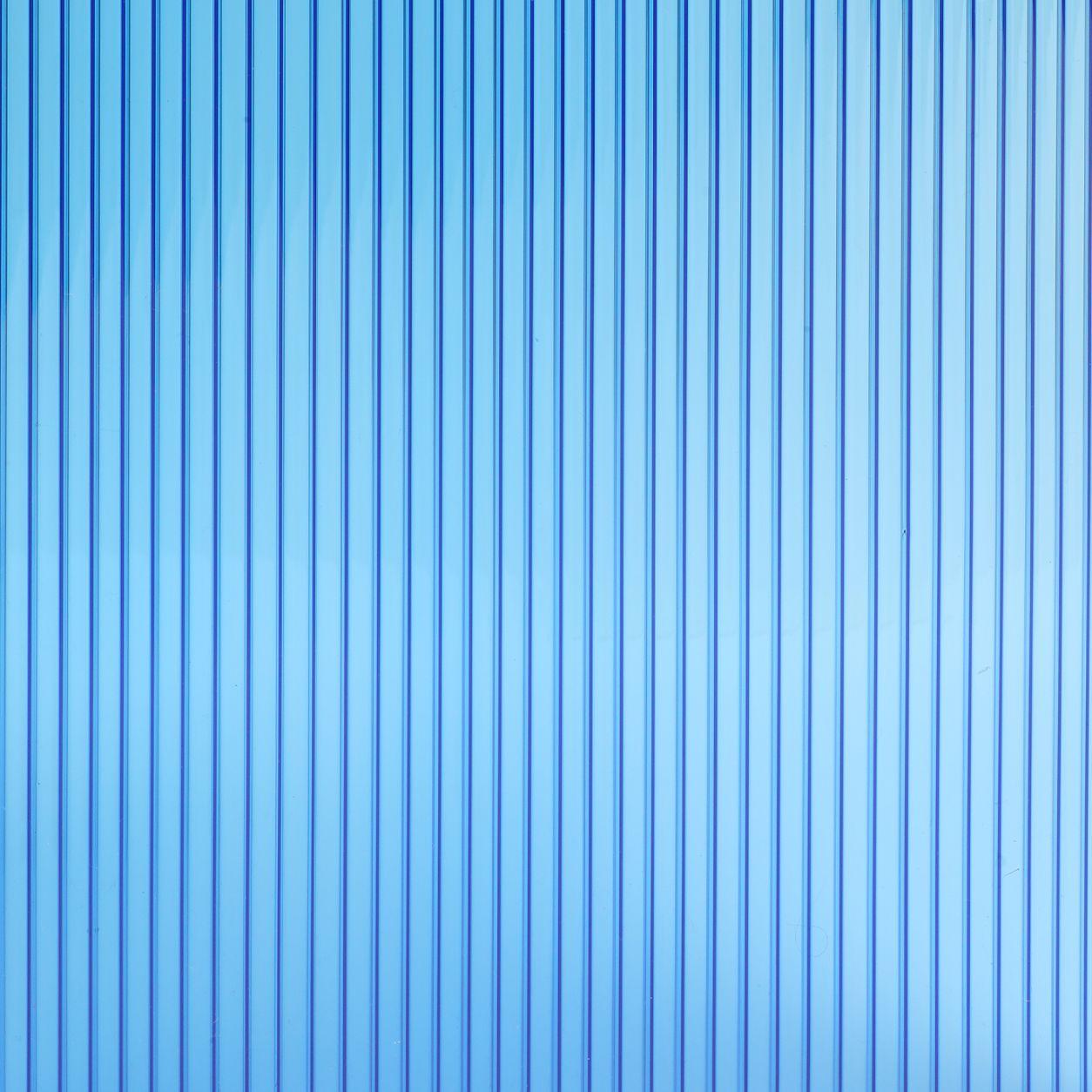 Policarbonato Alveolar 2,1x11,6x6mm Azul Dvp-1