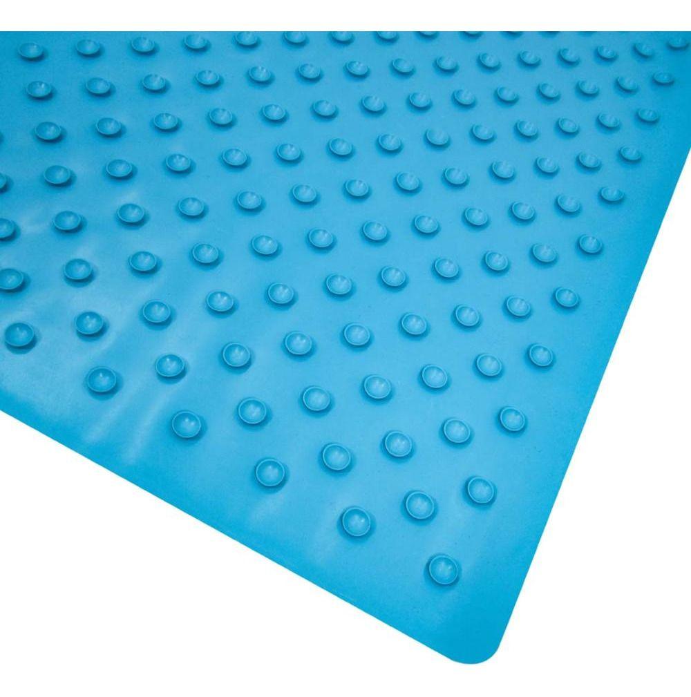 Piso De Baño Antideslizante Microcontrol 53x53cm Celeste Dvp-2