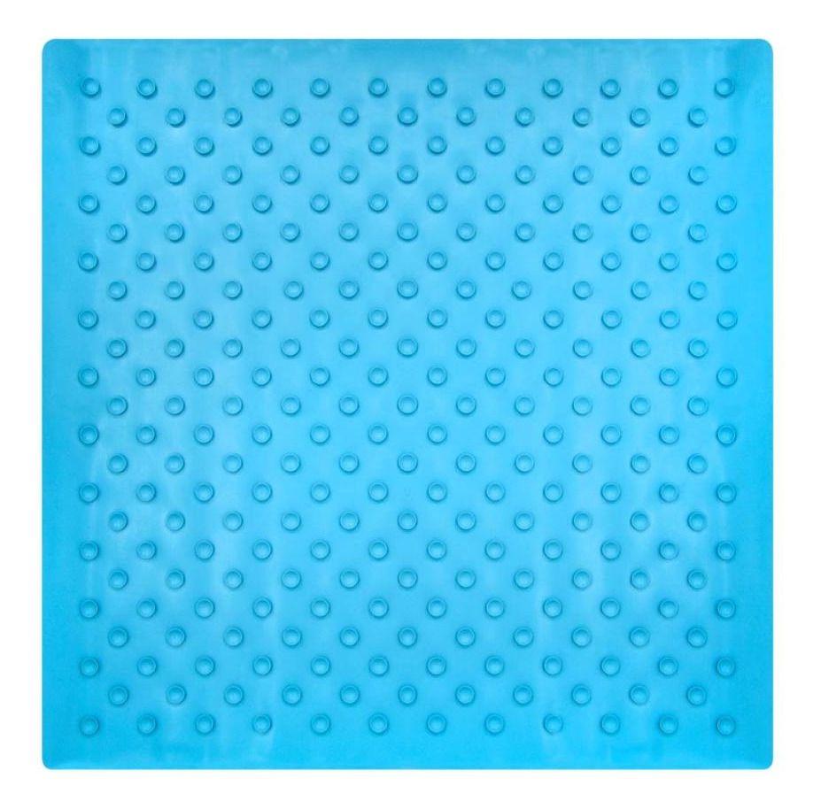 Piso De Baño Antideslizante Microcontrol 53x53cm Celeste Dvp-3