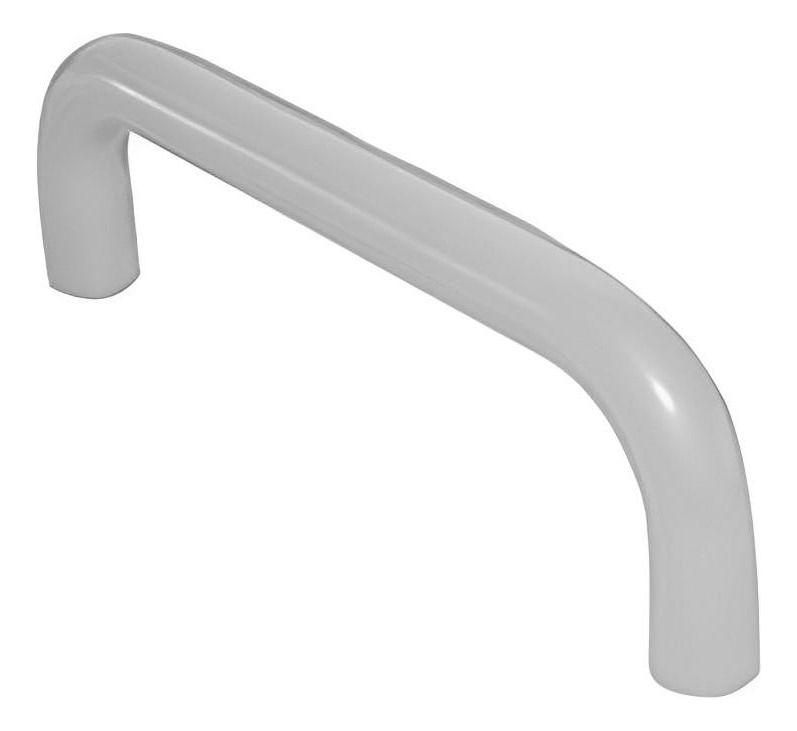 Tirador Plástico Brasil 96mm Con Tornillos Blanco 150 Un Dvp-1