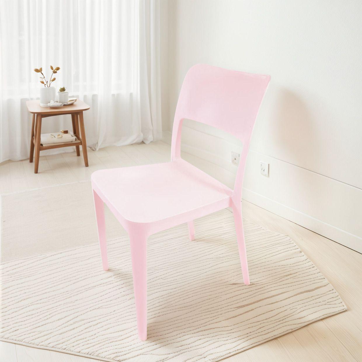 Silla Plástica Minimal Rosa Dvp-0