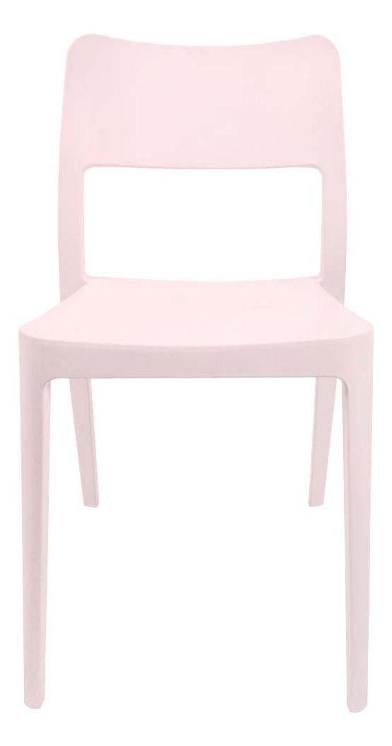 Silla Plástica Minimal Rosa Dvp-2