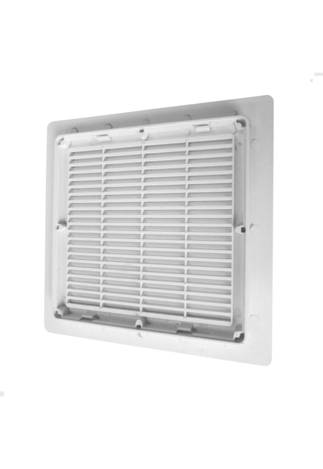 Celosía Ventilación Pvc Nova Clip 30x30 Cm Blanco 1un Dvp-1