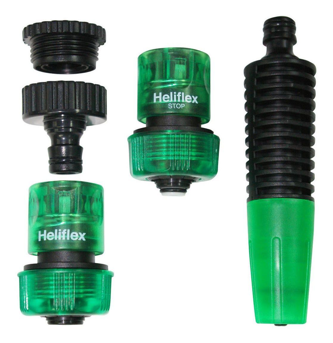 Manguera Pvc Malla Eco Green 1/2'' 15 Mts Con Kit Verde Dvp-2