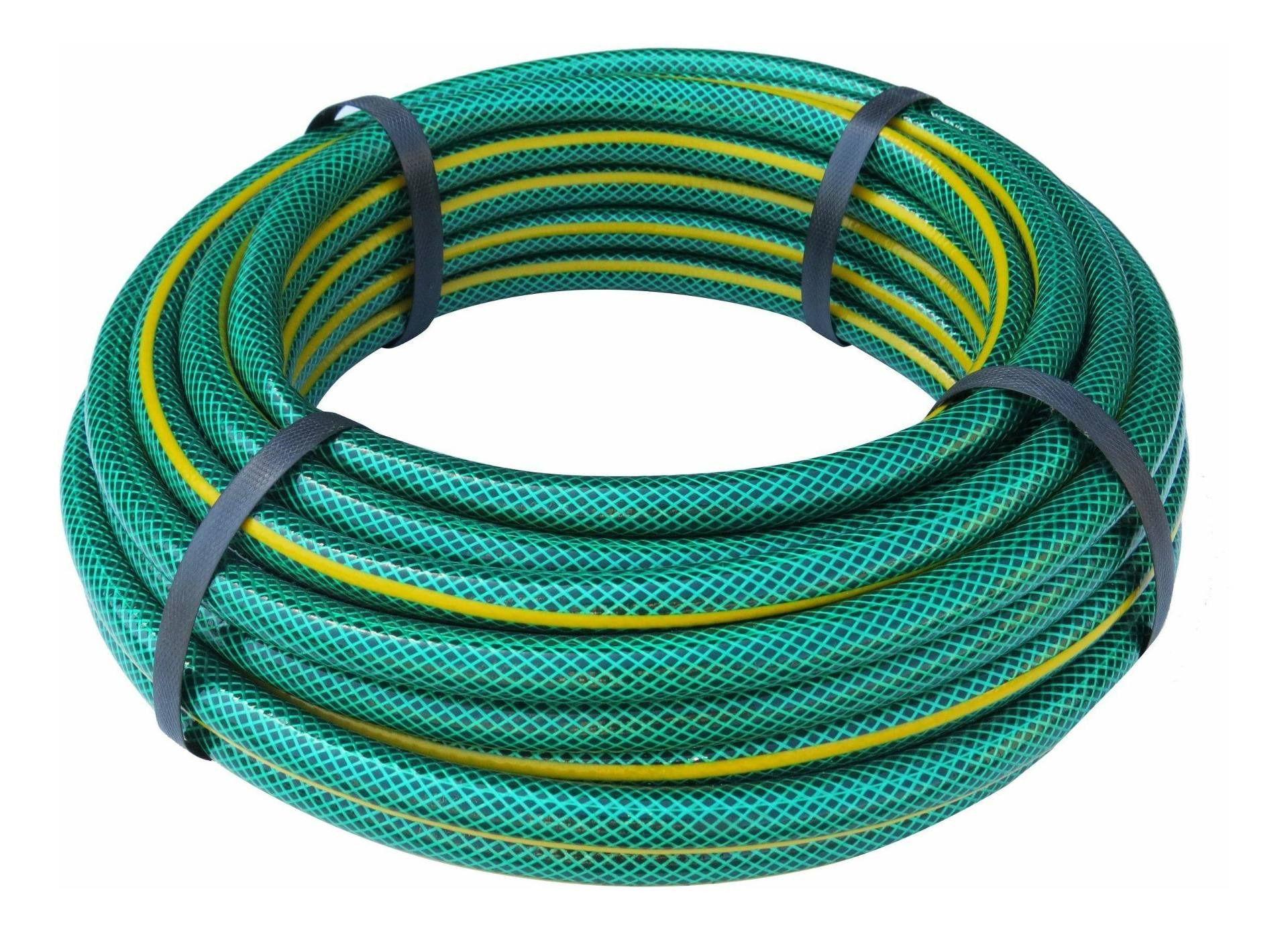 Manguera Pvc Malla Eco Green 1/2'' 15 Mts Con Kit Verde Dvp-4