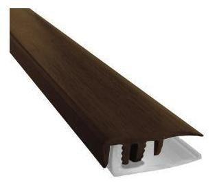 Cubrejunta Terminal Rígido Pro 25x8mm 3mts 10un Nogal Dvp-0