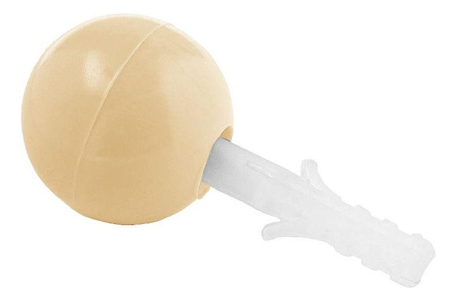 Tope De Puerta Esférico Plástico Beige 20 Un Dvp-0
