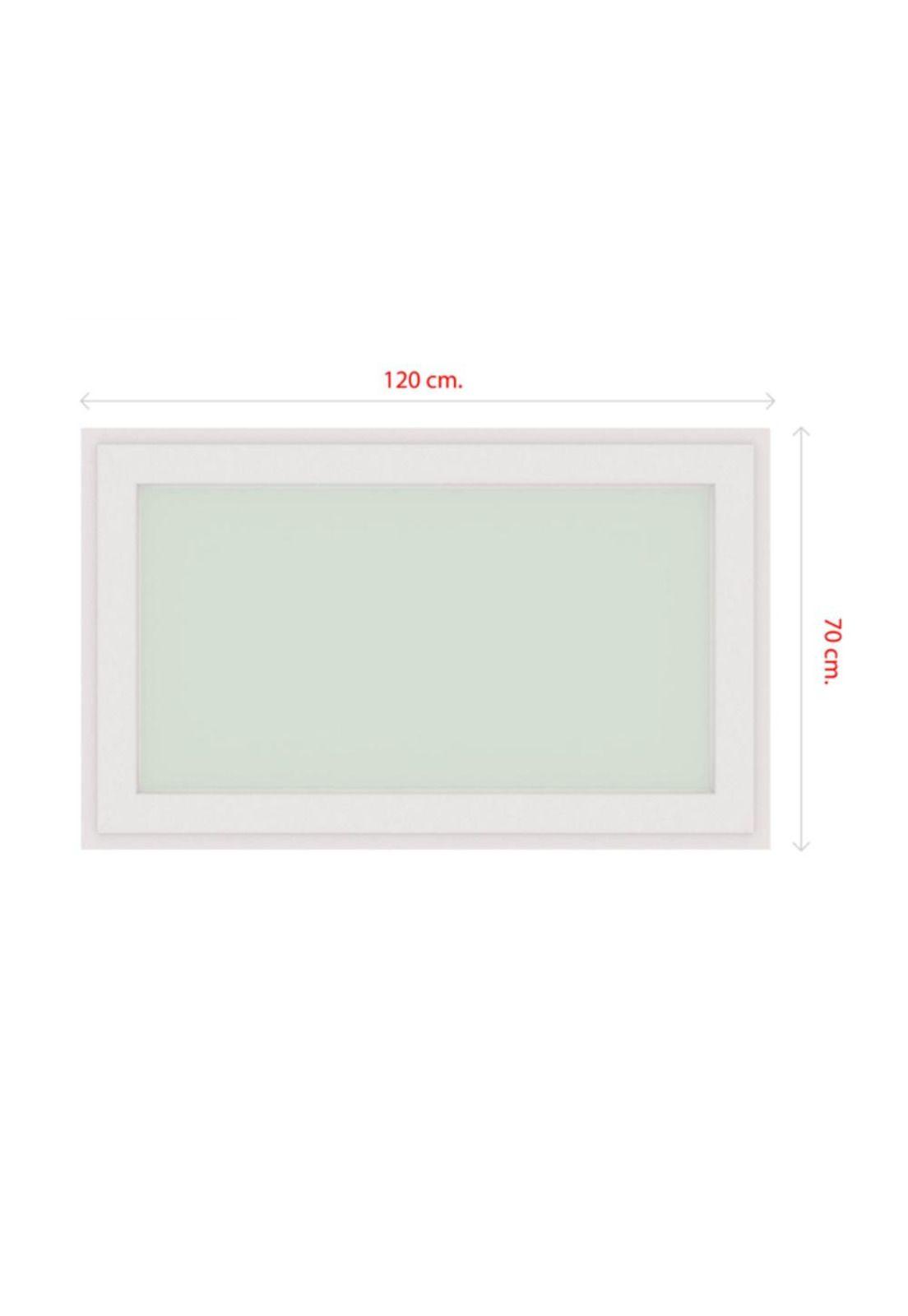 Ventana Termopanel Pvc Fija Blanca 120x70cm Dvp-2