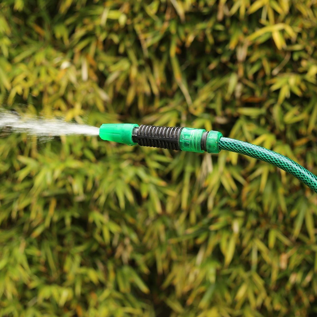 Manguera Pvc Malla 1/2'' 20 Metros Con Kit Verde Oscuro Dvp-4