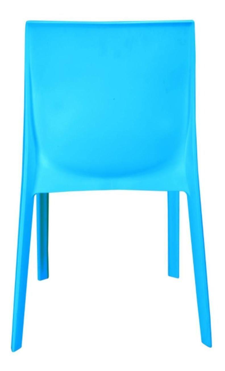 Silla Dvp Silla Plástica Celeste Resistente Con Filtro Uv Dv-1