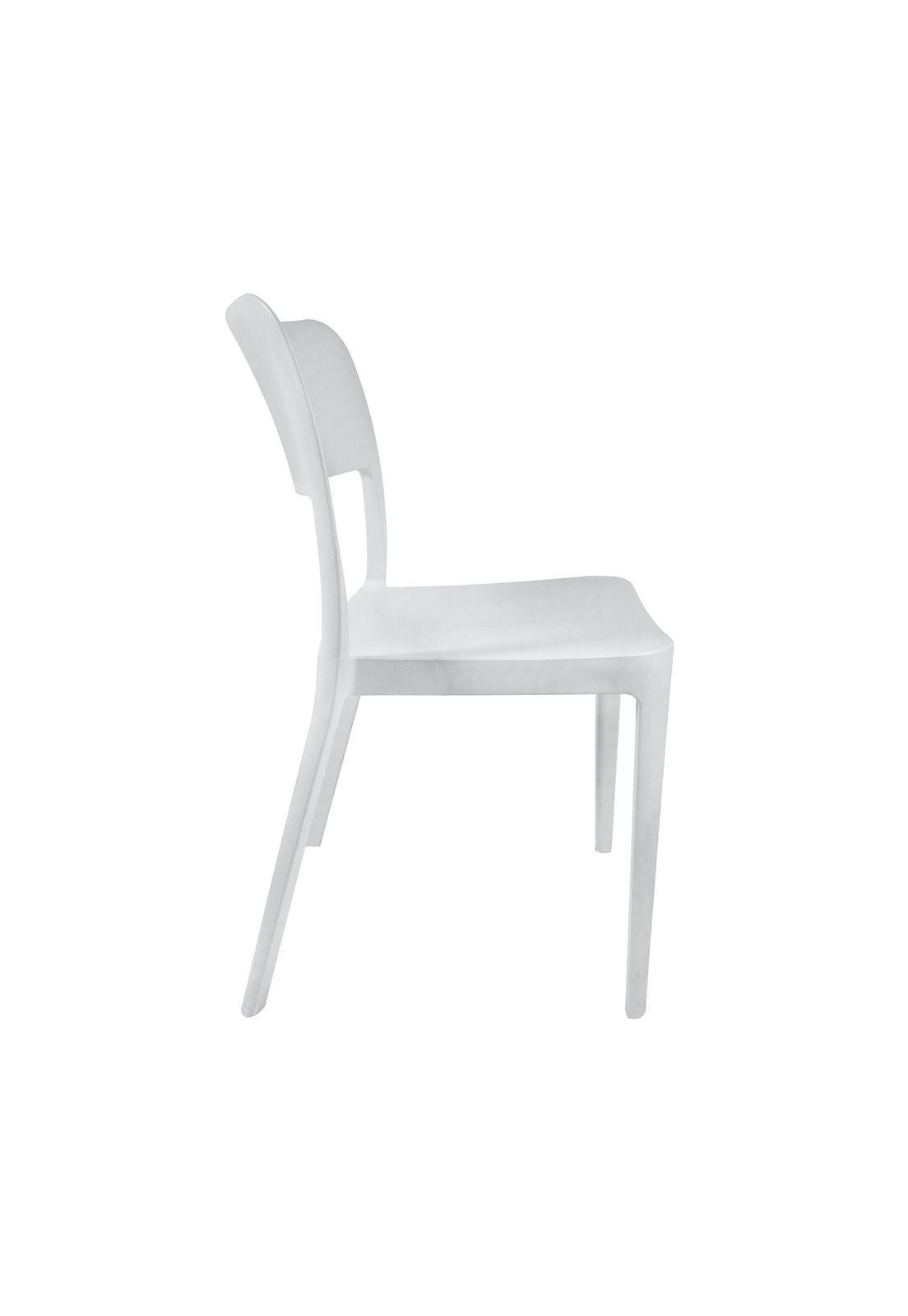 Silla Plástica Minimal Gris DVP-2