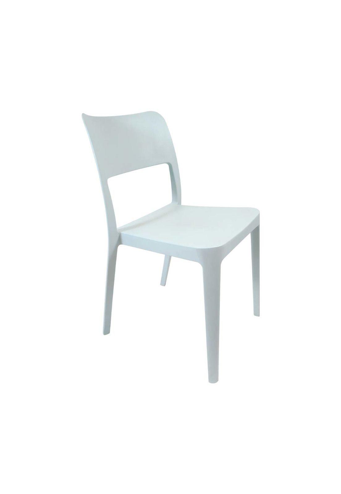 Silla Plástica Minimal Cian DVP-4