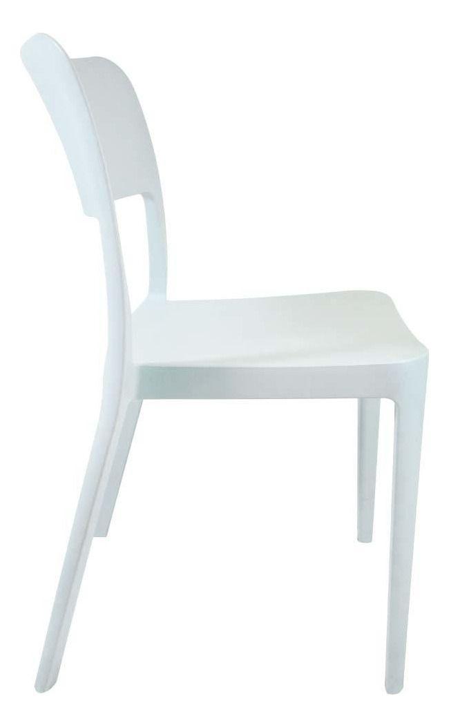 Silla Plástica Minimal Cian Dvp-3