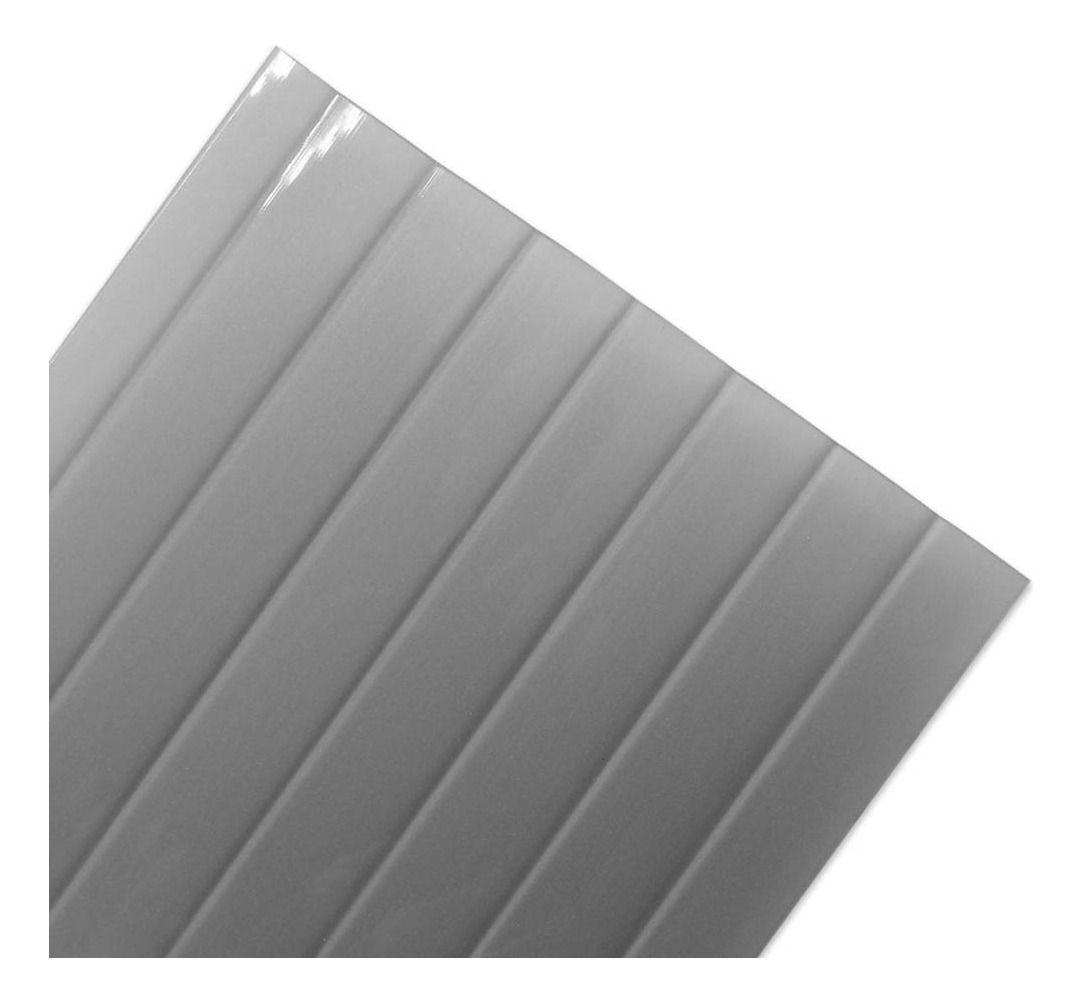 Policarbonato Polishade 6mm 2 Uv Gris Metal 2,1x2,9mts Dvp-1