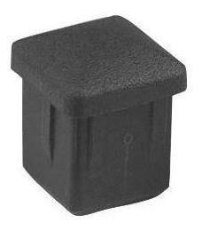 Regaton Interior Cuadrado 25x25mm Negro Bolsa 100 Un Dvp-0