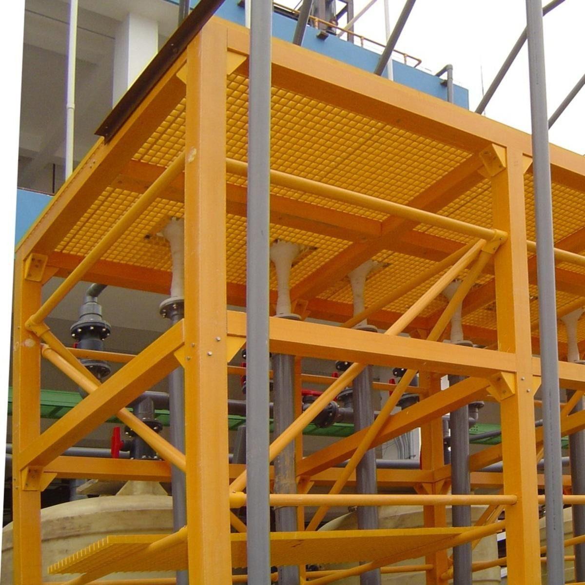 Fijación Parrilla Frp Tipo M Metálica 38x38mm Dvp-2