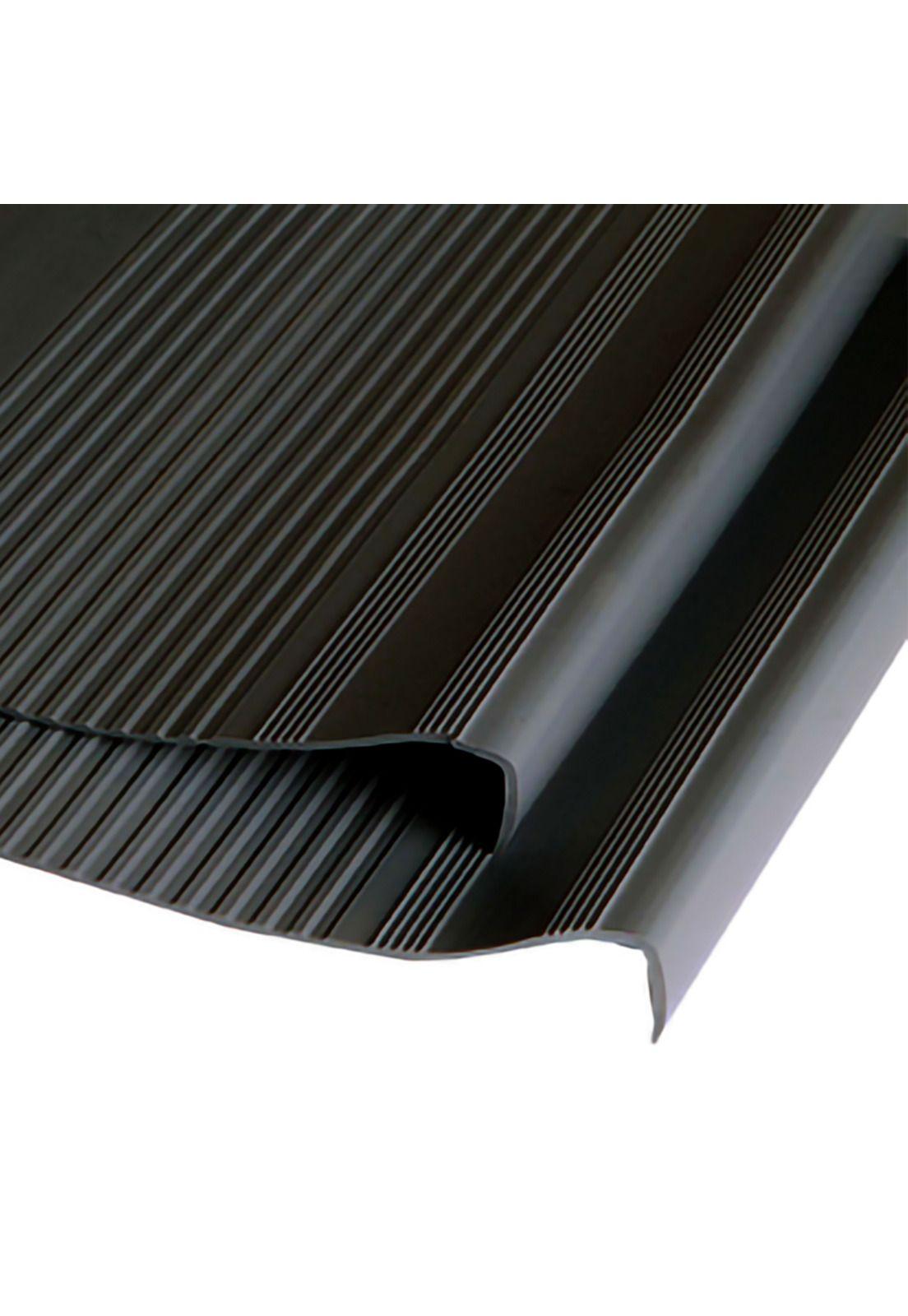 Grada Estriada Escalera PVC 0,5x3,0 mts Negro-0