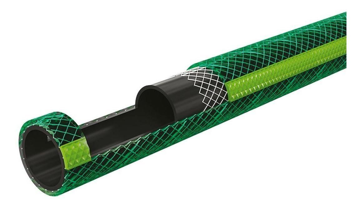 Manguera Pvc Malla 1/2'' 20 Metros Verde Oscuro Dvp-2