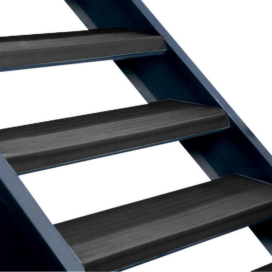 Grada Clásica Escalera Pvc 0,5x3,0 Mts Negro Dvp-0