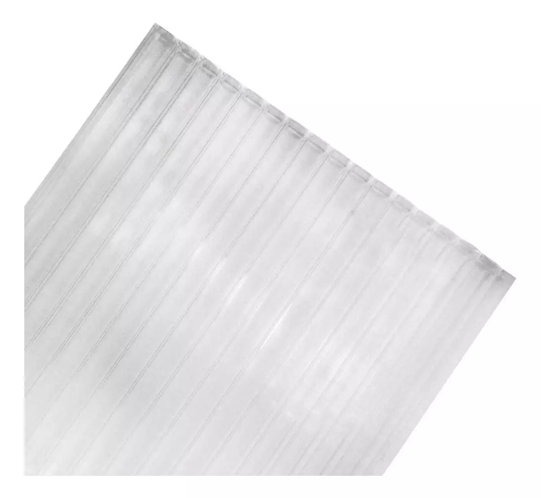 Policarbonato Alveolar 1050x1900x4mm Transparente Dvp-2